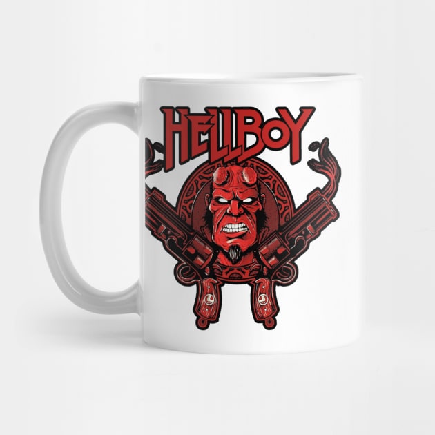 Hellboy Crest (Alt Print) by Nerdology